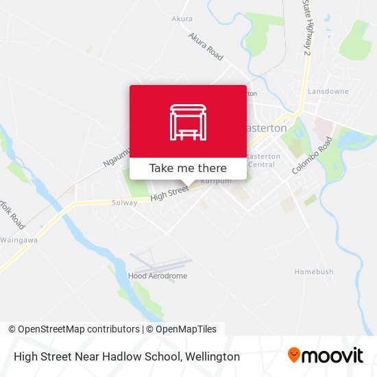 High Street Near Hadlow School map