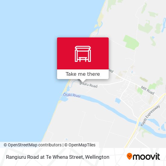 Rangiuru Road at Te Whena Street map