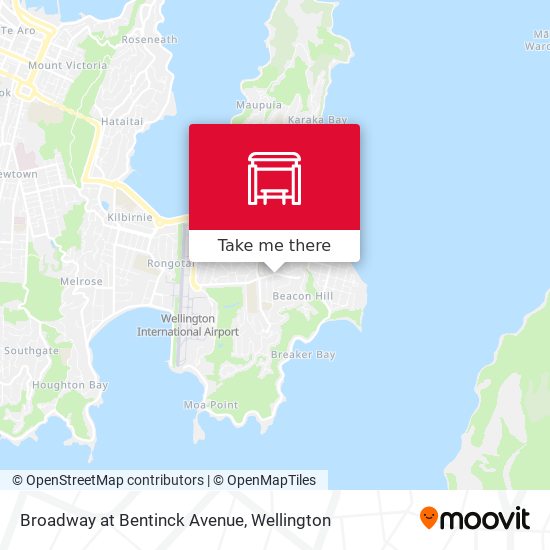 Broadway at Bentinck Avenue map