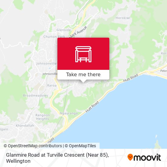 Glanmire Road at Turville Crescent (Near 85) map