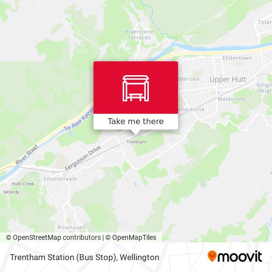 Trentham Station (Bus Stop) map