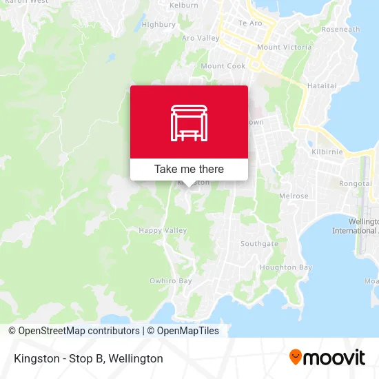 Kingston - Stop B map