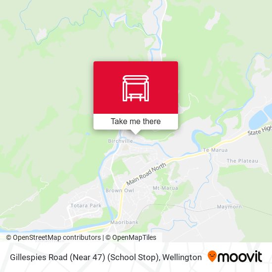 Gillespies Road (Near 47) (School Stop) map