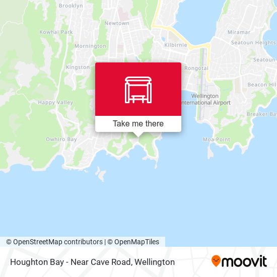 Houghton Bay - Near Cave Road map
