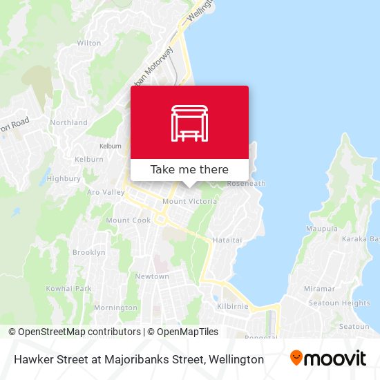 Hawker Street at Majoribanks Street map