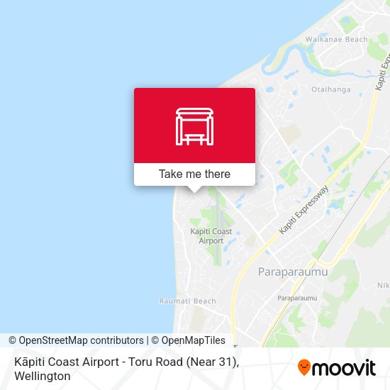 Kāpiti Coast Airport - Toru Road (Near 31) map