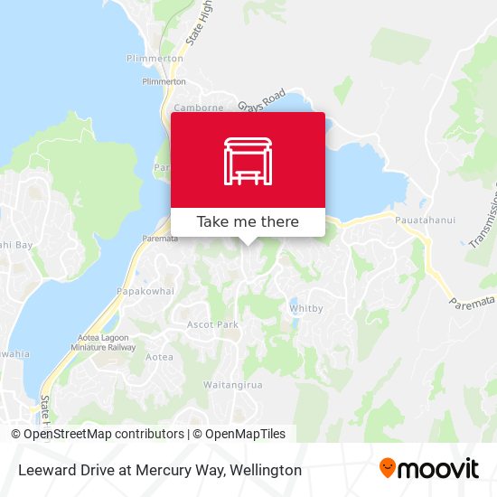 Leeward Drive at Mercury Way map