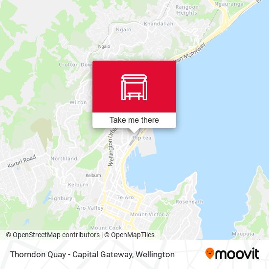 Thorndon Quay - Capital Gateway map