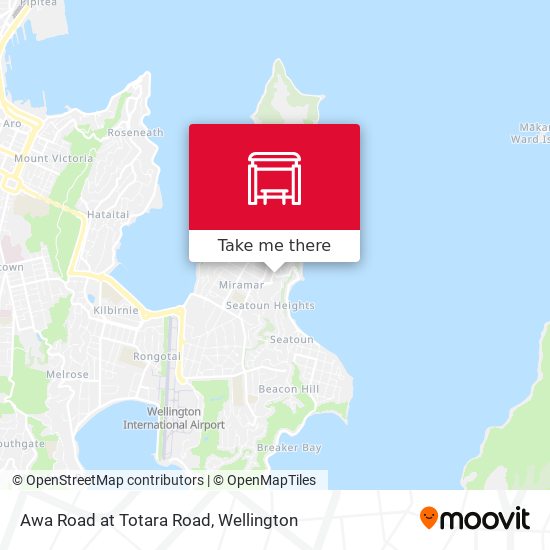 Awa Road at Totara Road map