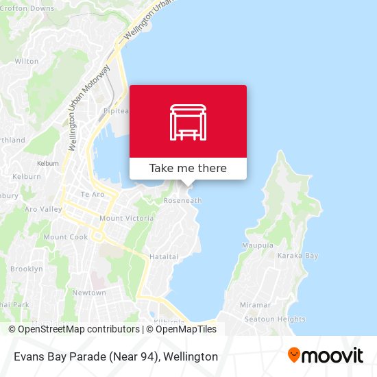 Evans Bay Parade (Near 94) map