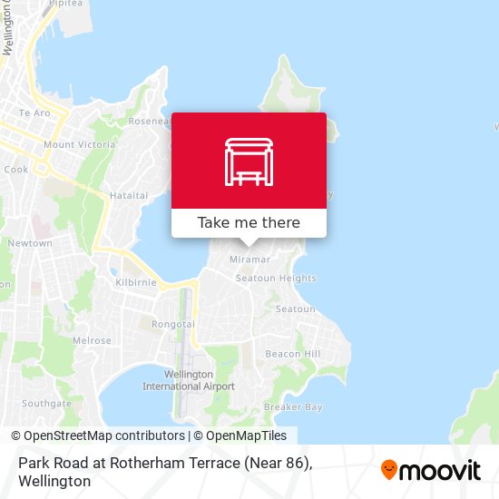 Park Road at Rotherham Terrace (Near 86) map