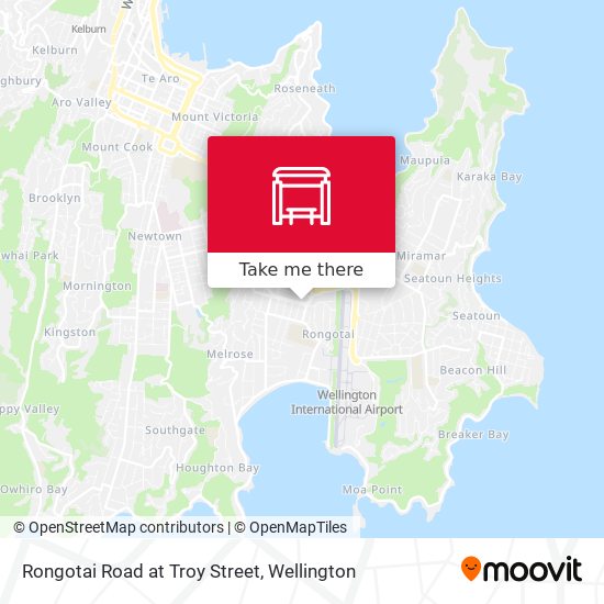 Rongotai Road at Troy Street map