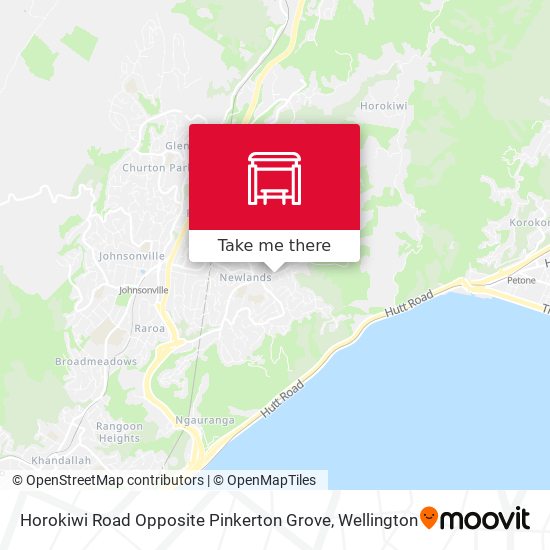 Horokiwi Road Opposite Pinkerton Grove map