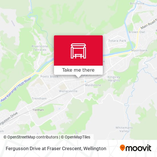 Fergusson Drive at Fraser Crescent map