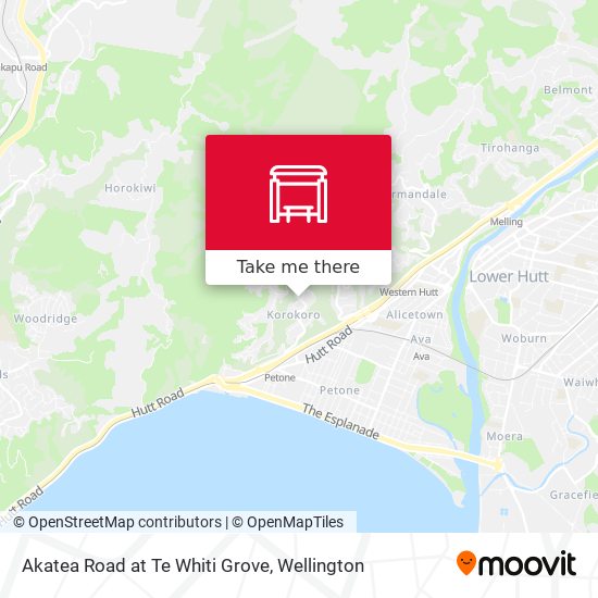 Akatea Road at Te Whiti Grove地图