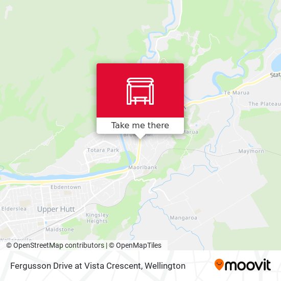 Fergusson Drive at Vista Crescent map