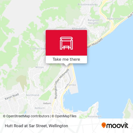 Hutt Road at Sar Street map