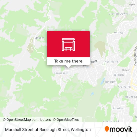 Marshall Street at Ranelagh Street map