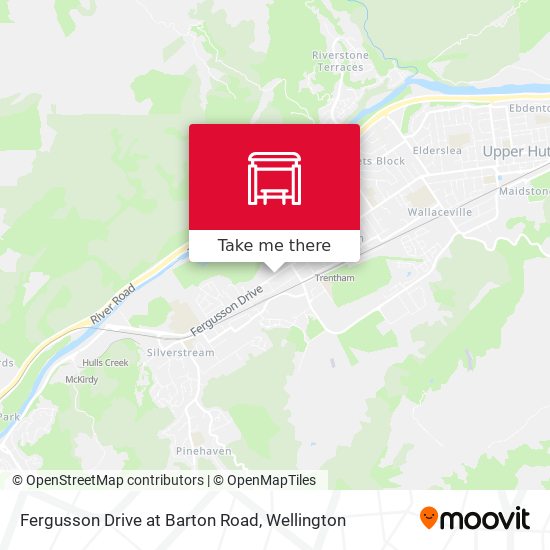 Fergusson Drive at Barton Road map