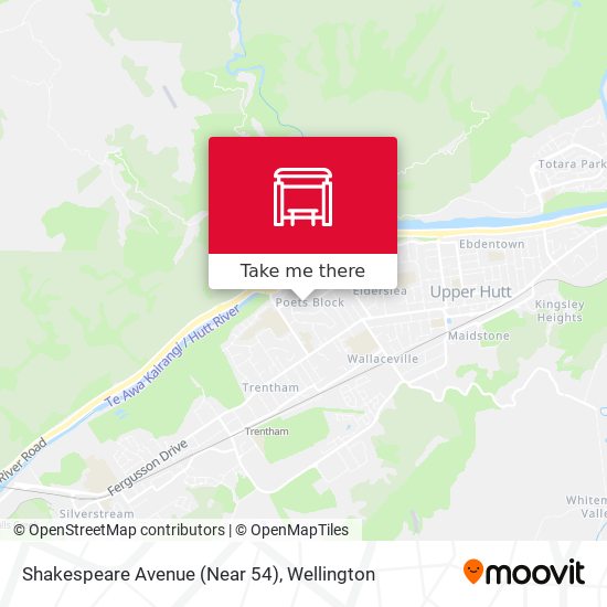 Shakespeare Avenue (Near 54) map