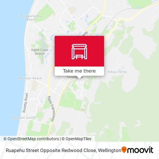 Ruapehu Street Opposite Redwood Close map