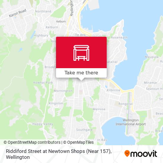 Riddiford Street at Newtown Shops (Near 157) map