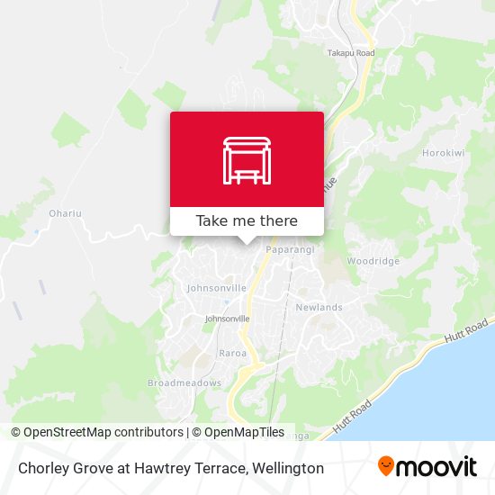 Chorley Grove at Hawtrey Terrace map