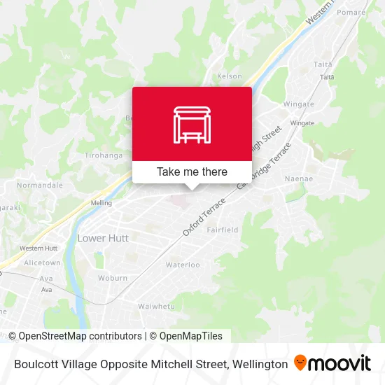 Boulcott Village Opposite Mitchell Street map