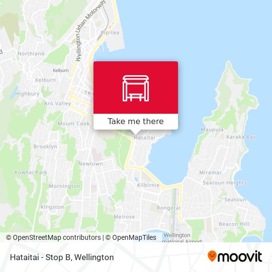Hataitai - Stop B map