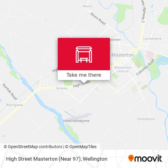 High Street Masterton (Near 97) map