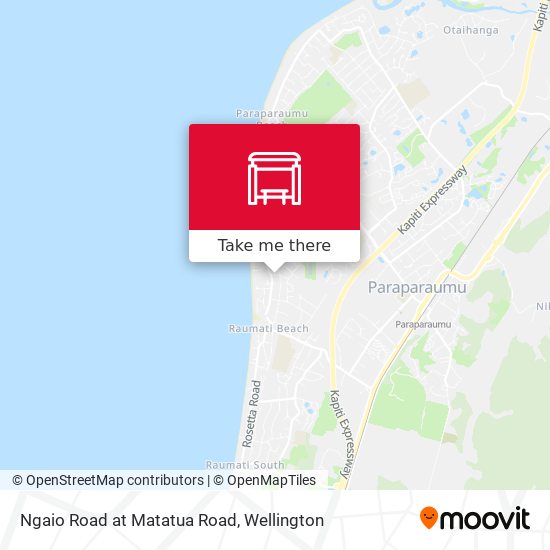 Ngaio Road at Matatua Road map