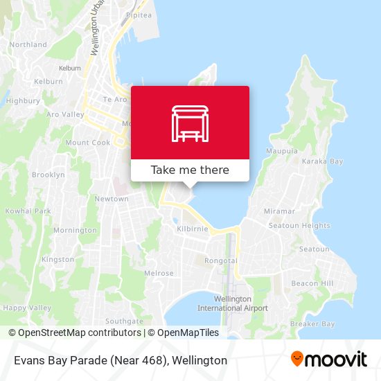 Evans Bay Parade (Near 468) map