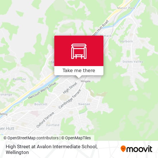 High Street at Avalon Intermediate School map