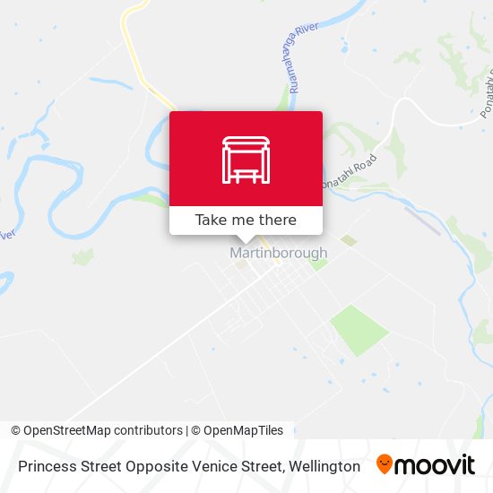 Princess Street Opposite Venice Street map