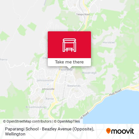 Paparangi School - Beazley Avenue (Opposite) map