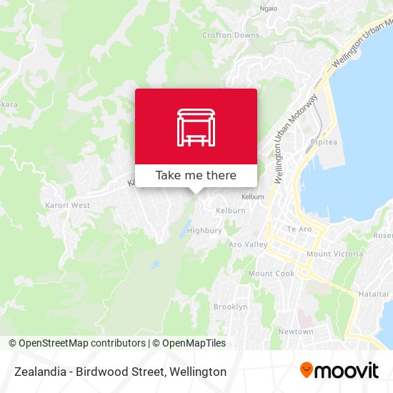 Zealandia - Birdwood Street map