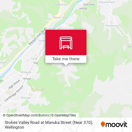 Stokes Valley Road at Manuka Street (Near 370)地图