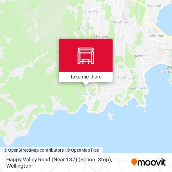 Happy Valley Road (Near 137) (School Stop) map