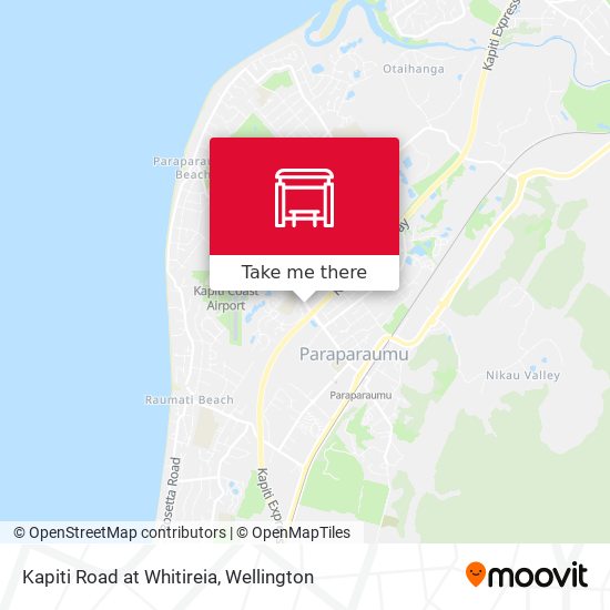 Kapiti Road at Whitireia map