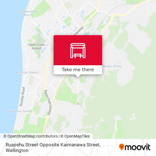 Ruapehu Street Opposite Kaimanawa Street map