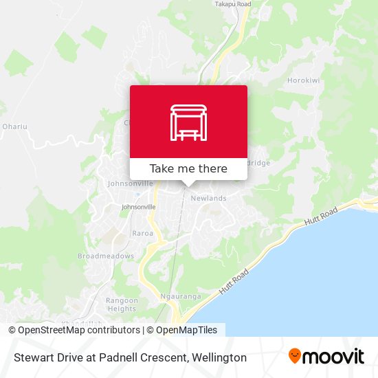 Stewart Drive at Padnell Crescent地图