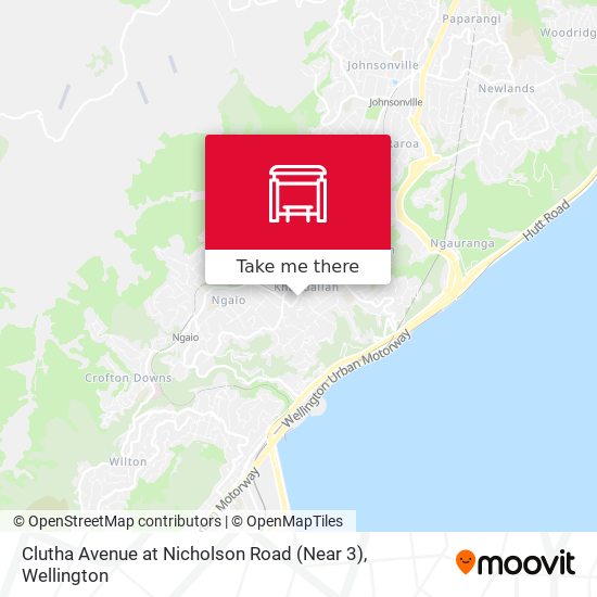 Clutha Avenue at Nicholson Road (Near 3) map