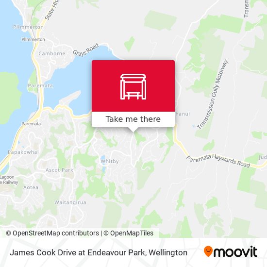 James Cook Drive at Endeavour Park map