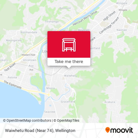 Waiwhetu Road (Near 74) map