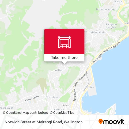 Norwich Street at Mairangi Road map