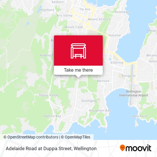 Adelaide Road at Duppa Street map