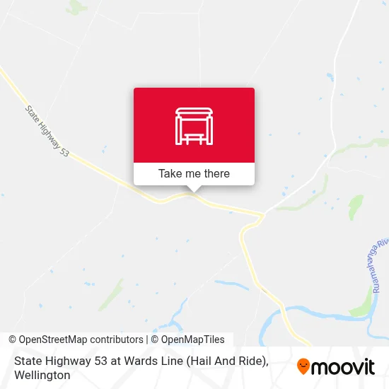 State Highway 53 at Wards Line (Hail And Ride) map