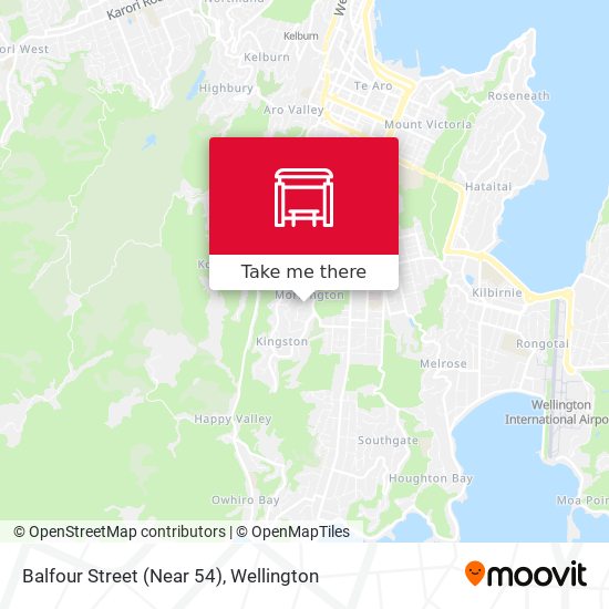Balfour Street (Near 54) map