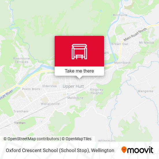 Oxford Crescent School (School Stop) map