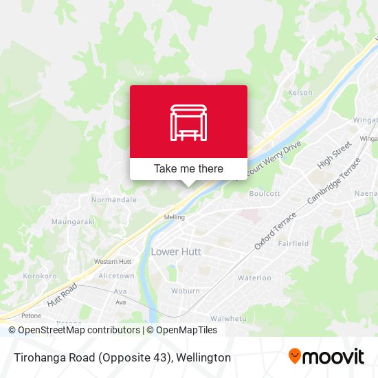 Tirohanga Road (Opposite 43) map